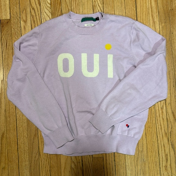 Clare V. Oui lavender sweater. Small (fit XS) - Picture 1 of 5
